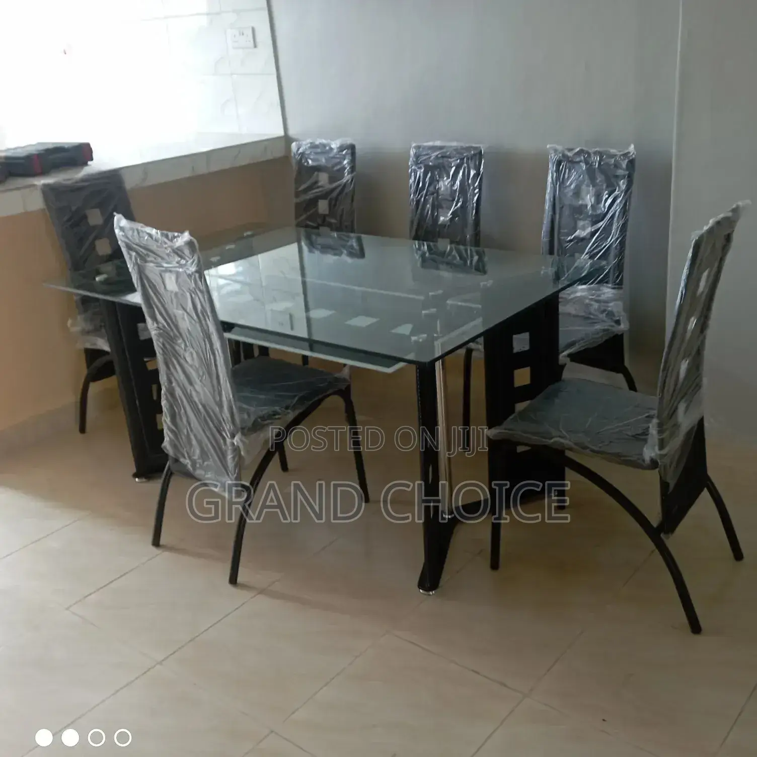 Classic 6 Seater Glass Dining Table