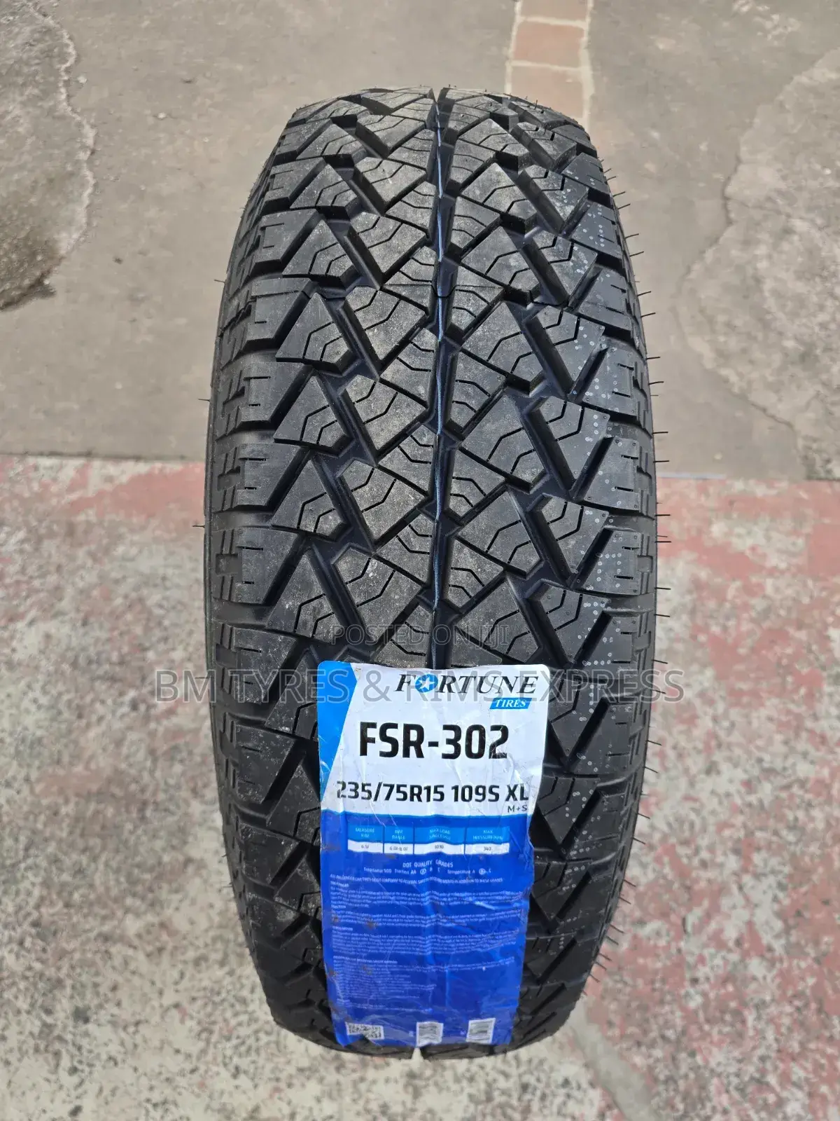 235 /75 R15 Fortune.