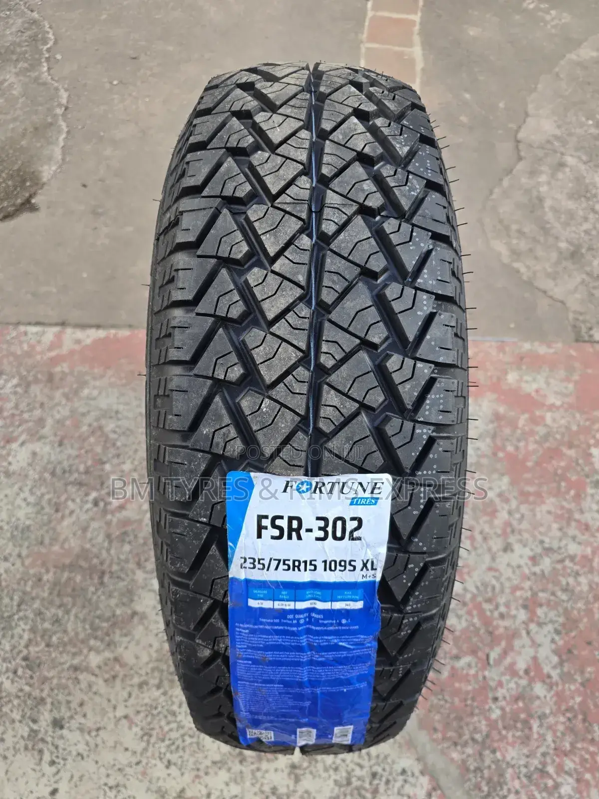 235 /75 R15 Fortune.