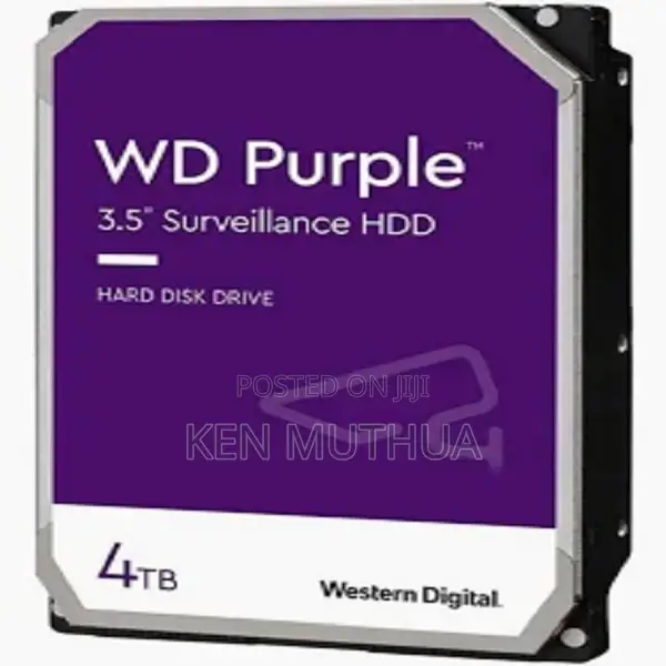 Wd 4tb HDD Hard Disk CCTV Storage