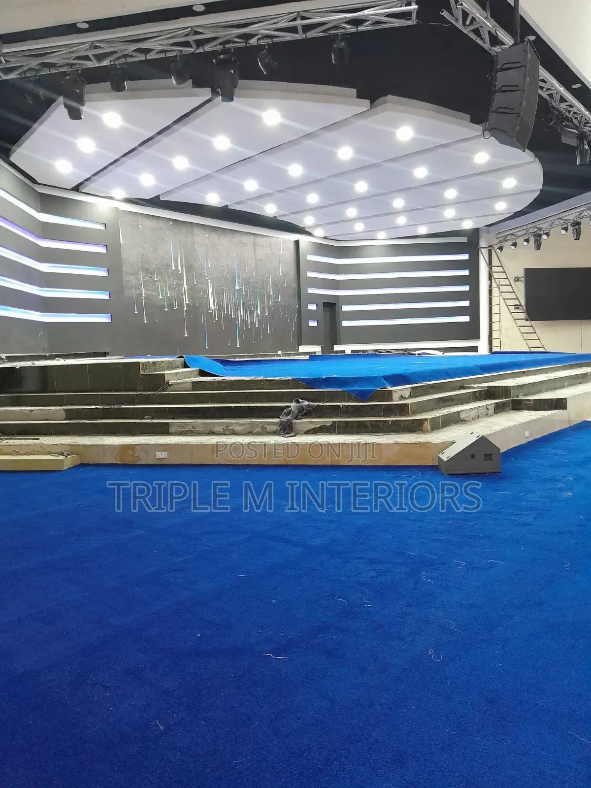Long Wear Blue Delta Carpet for Daily Use Spaces