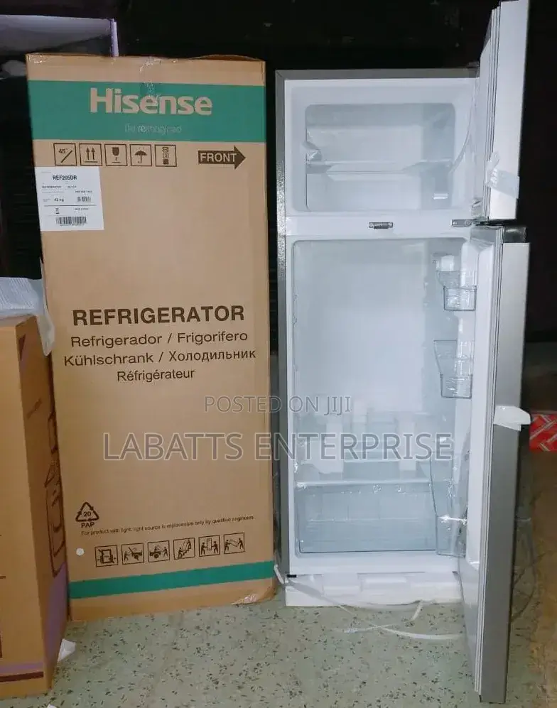 Hisense 91ltrs Double Door Fridge