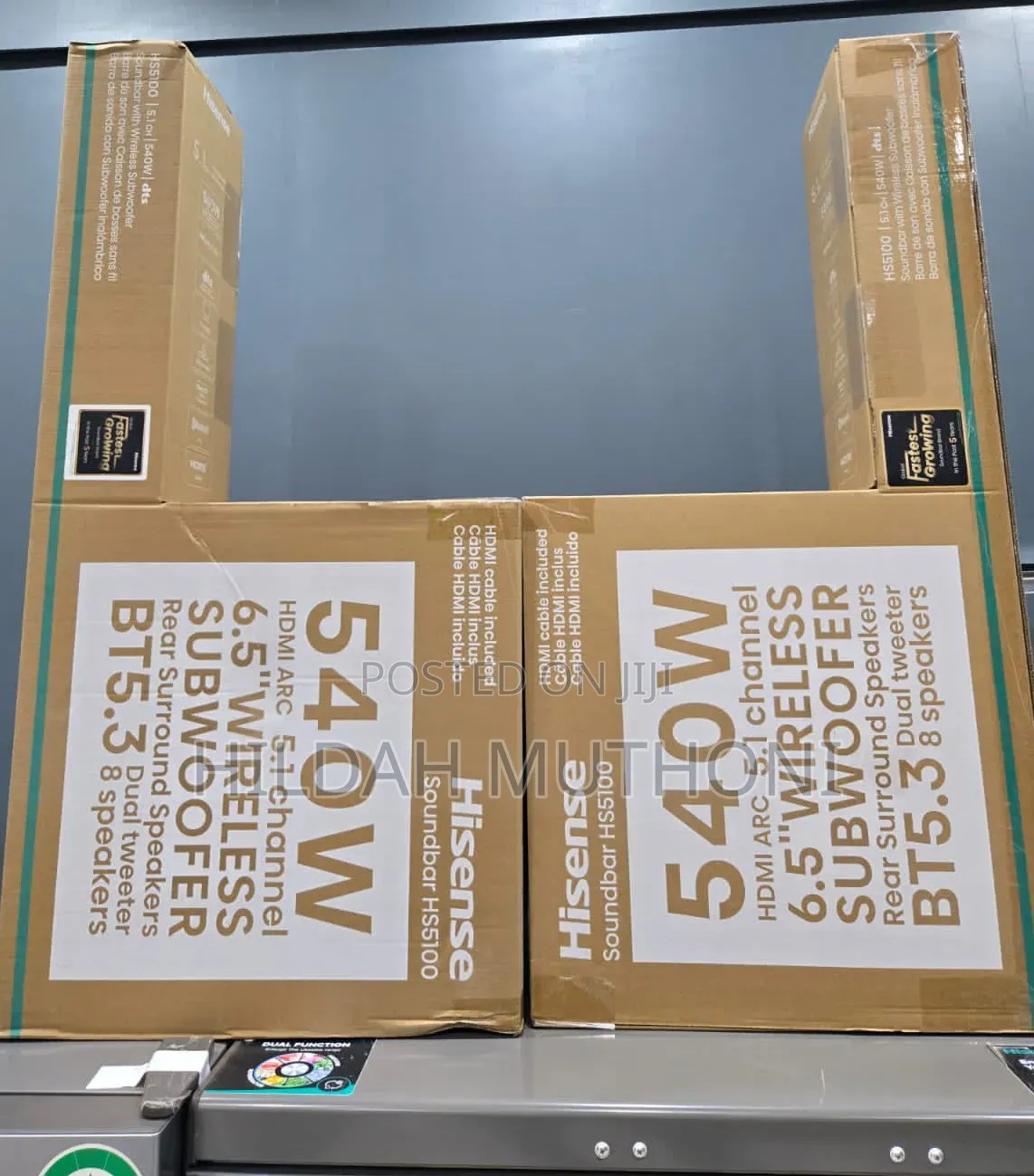 Hisense Model Hs5100 540w 5.1ch Soundbar
