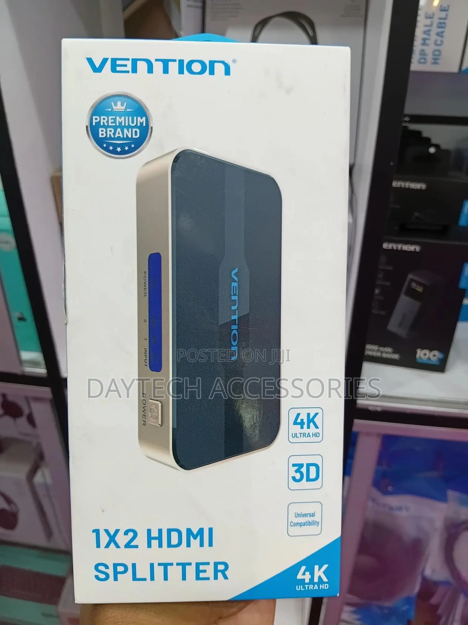 Vention 1 in 2 Out Hdmi Splitter Gold - Acbg0