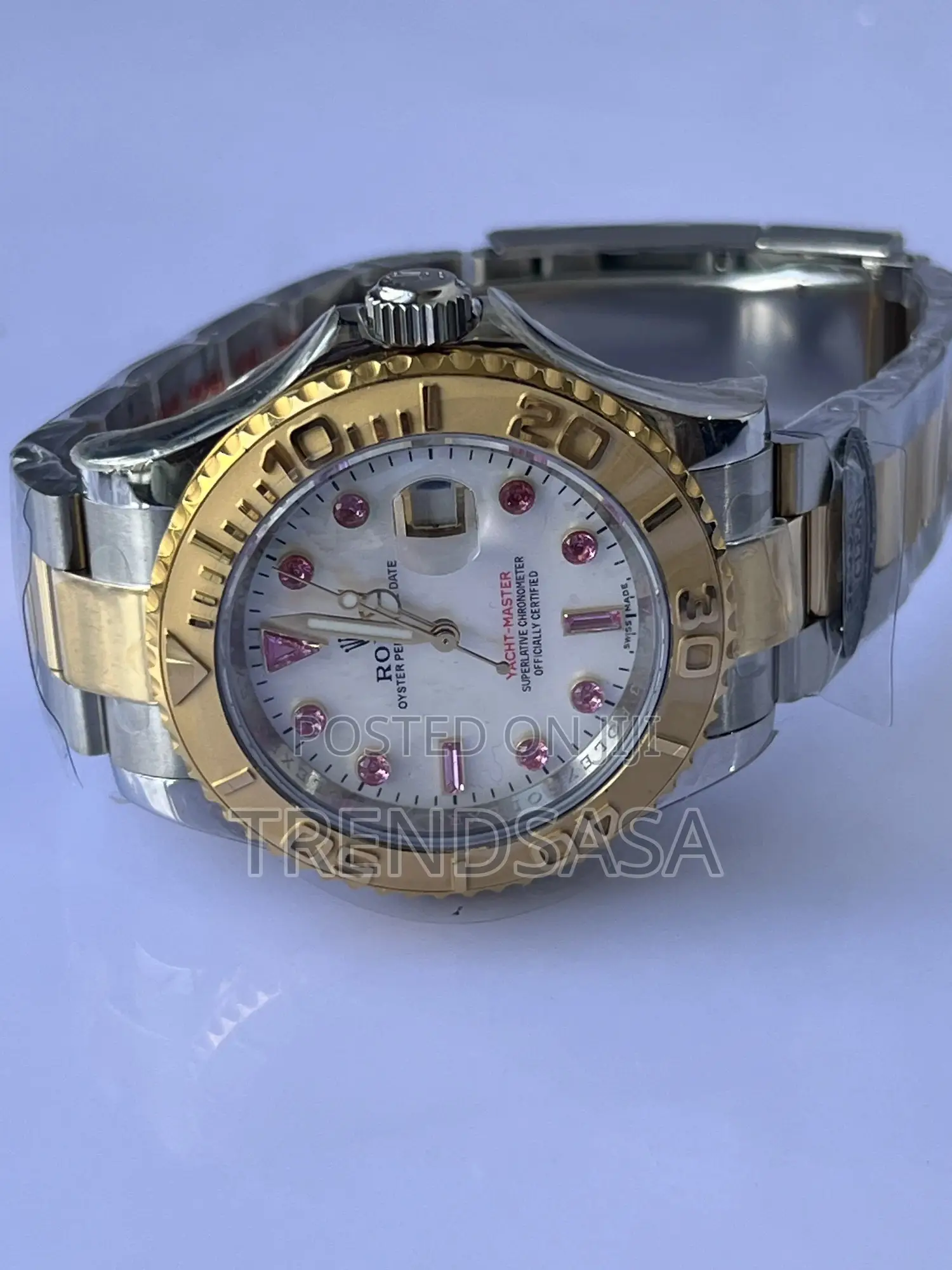 Rolex Yacht Master Two Tone Rubies Markers