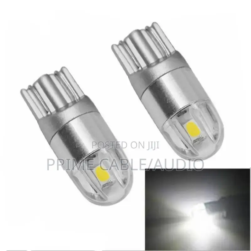 12 T10 Parking Bulb (Led) – Red, Blue, Pink, Yellow .Pair