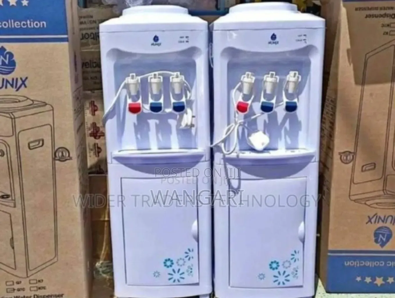 With Three Water Taps Nunix Q7c Dispenser