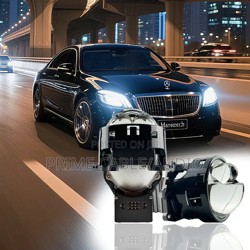 2pcs 2.5" Bi-Laser Led Projector Headlights – 12v Power