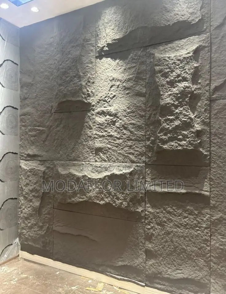Acoustic Pu Stone Panels For Home And Office Wall Decoration