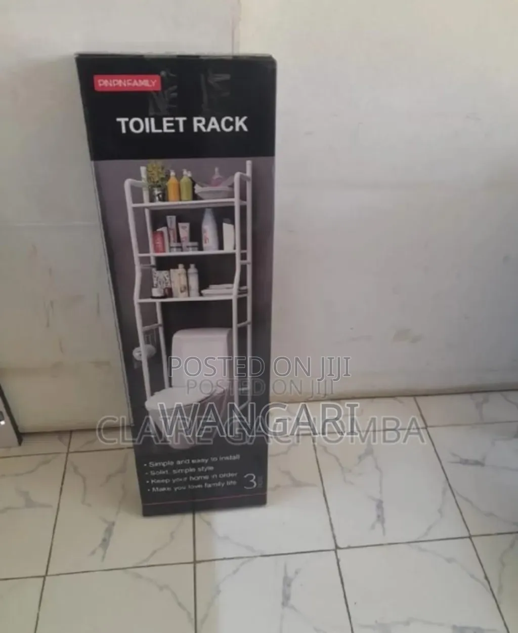 Color White Toilet Rack Machine New One
