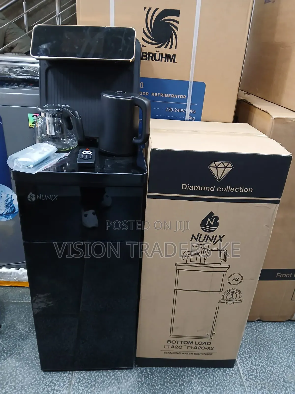 Nunix A2c-X2 Hot and Cold Bottom Load Dispenser With Bluetooth and Fm