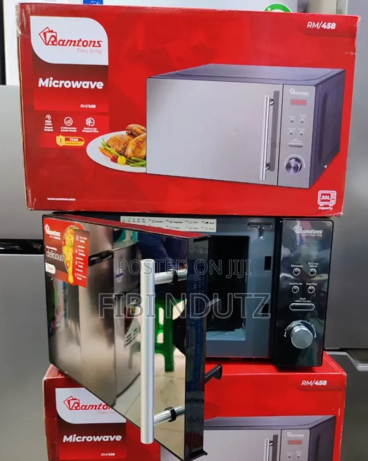 Ramtons Microwave 29litters Rm458/Sleek Design Microwave