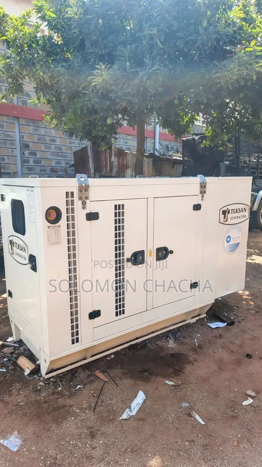 Teksan Ex Uk 20kva Slightly Used Water Cooled Generator