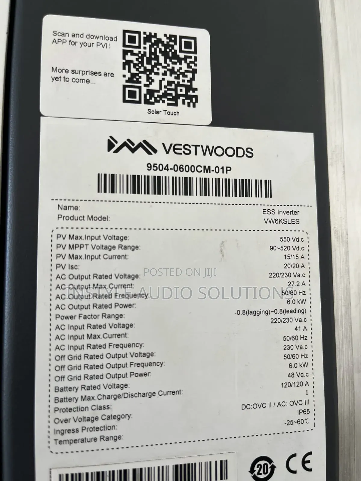 Vestwood 2kwh Portable Rechargeable Power Station - Tv,Fridge, Laptop