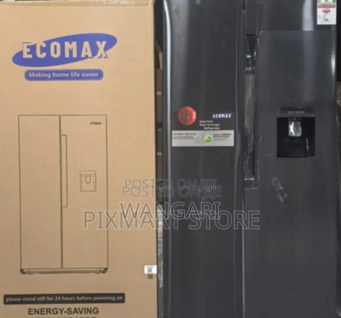 With 5years Warranty Ecomax 454l Side by Side Fridge With Dispenser