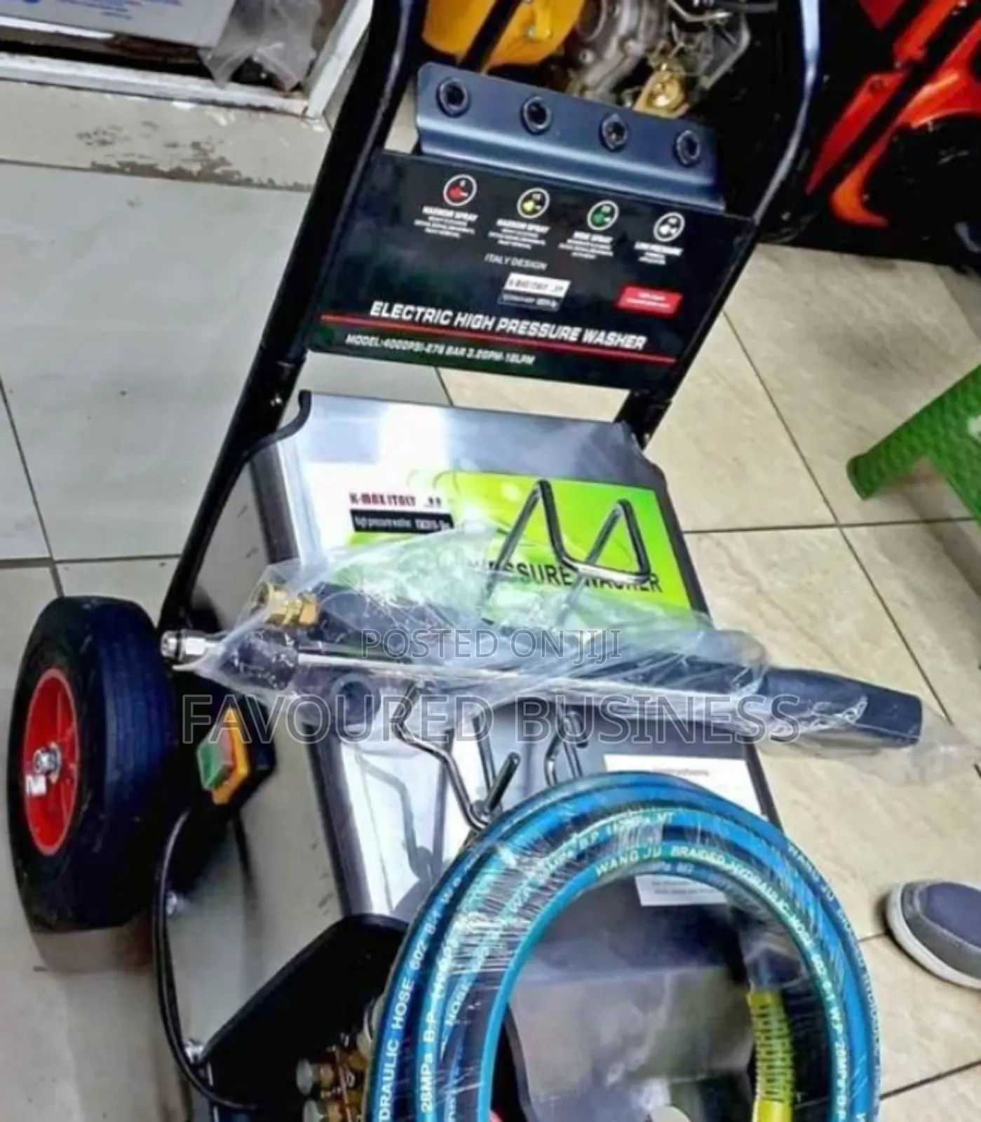 Brand New Kmax Italy Electric Car Wash Machine/4000psi High Speed
