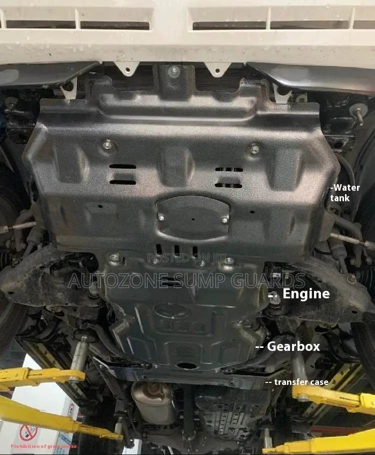 4x4 Full Set Steel Skid Plate 3mm Car Engine Guard Auto for Prado