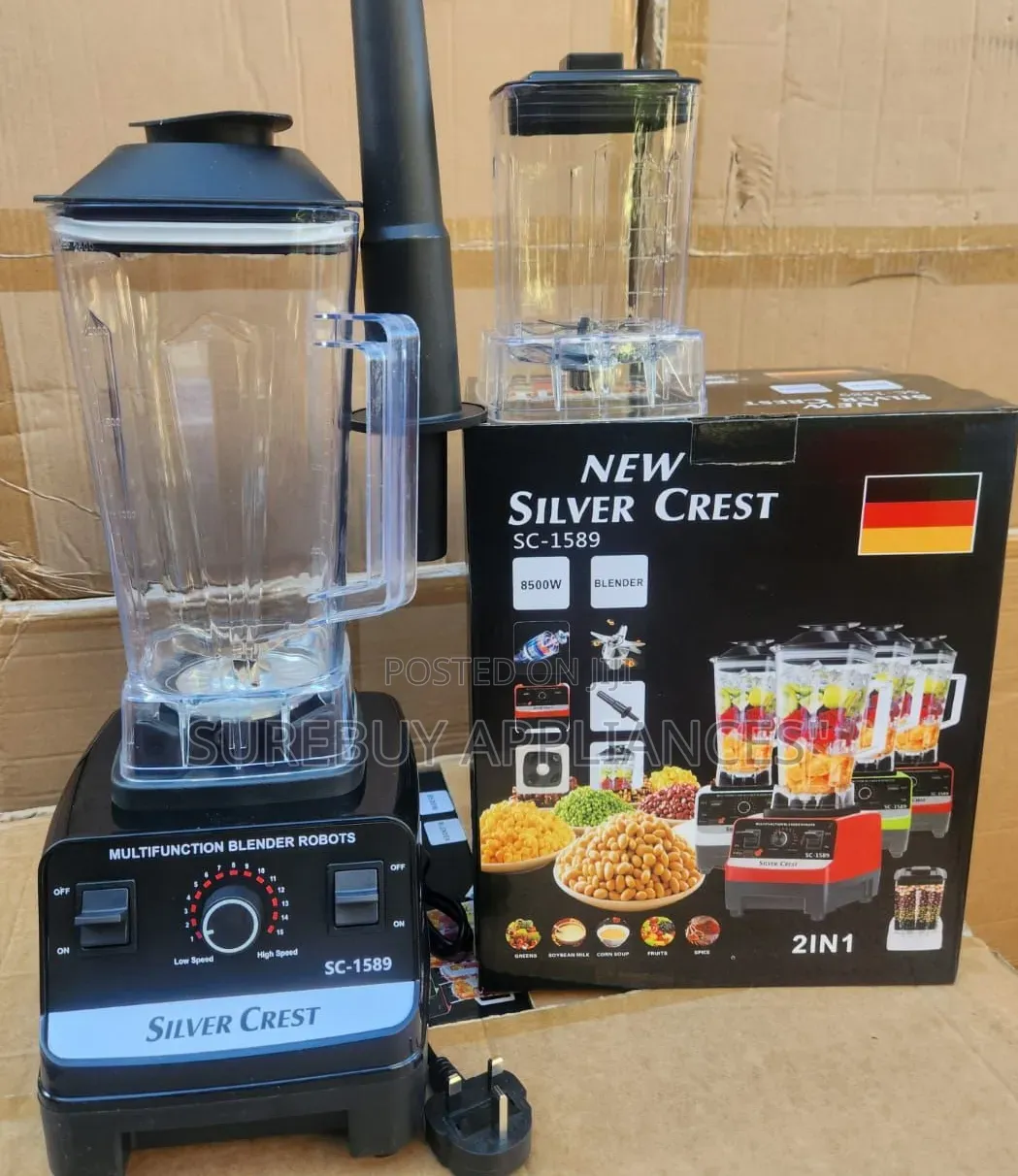 Silvercrest 2-in-1 High Power Blender 8500w – 2.5l Capacity