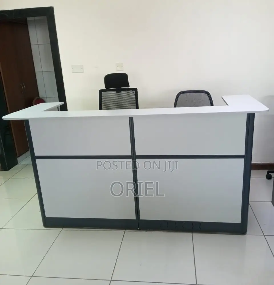 Office Desk : 180cm Office Front Reception Desk