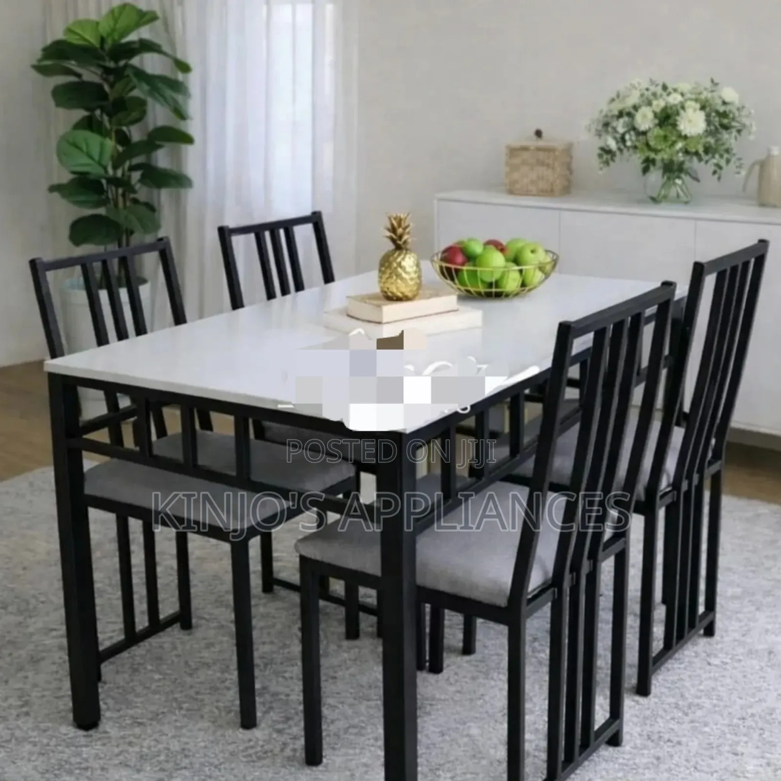 Lex 4-Seater Dining Table Set