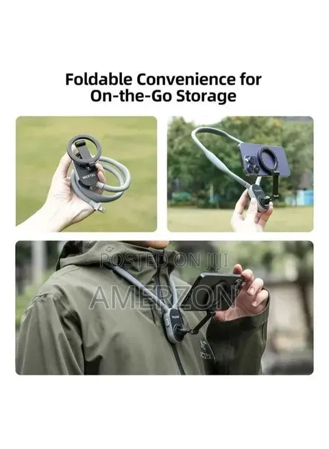 Telesin Magnetic Neck Mount for Phones | Hands-Free Neck