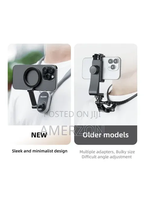 Telesin Magnetic Neck Mount for Phones | Hands-Free Neck