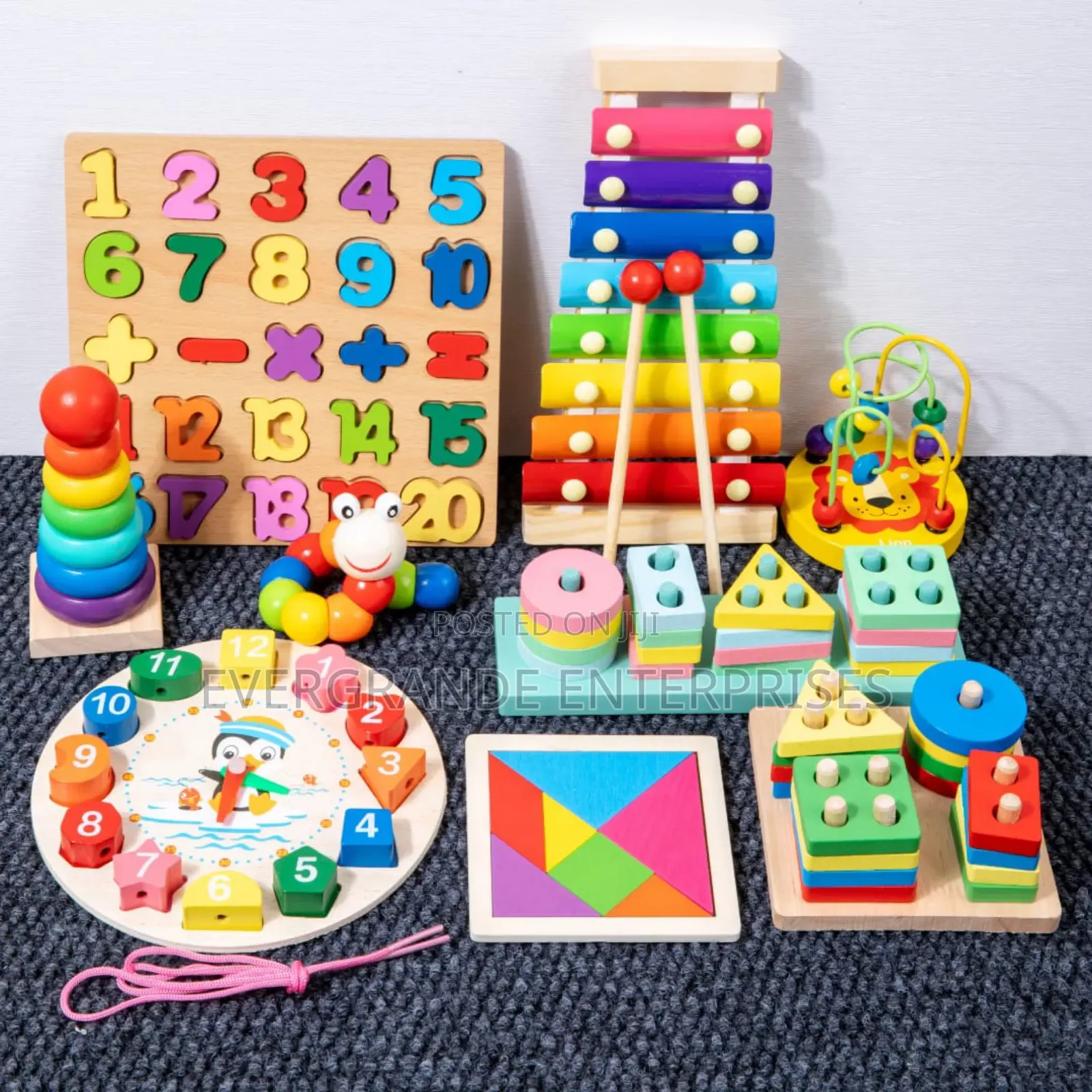 *Montessori 8 Set Toys*