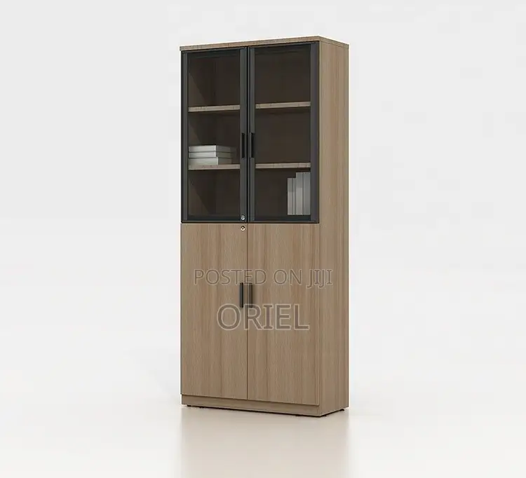 Office Cabinet : Lockable 2-Door Wooden Office Filing Cabinet