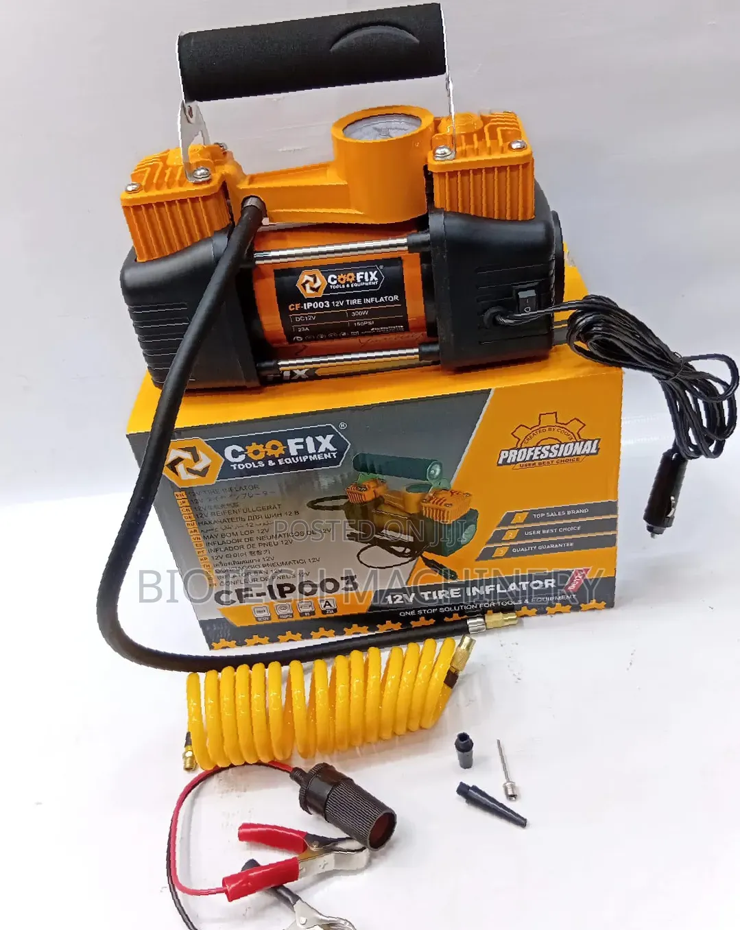 Coofix 2 Cylinder Portable Air Compressor