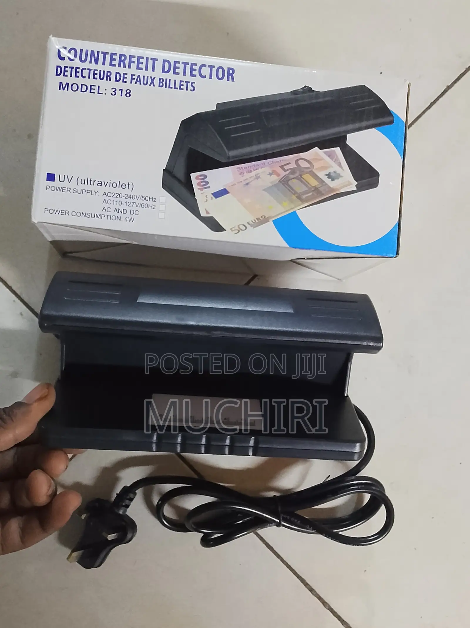 Hot Sale Uv Light Currency Counterfeit Money Detector