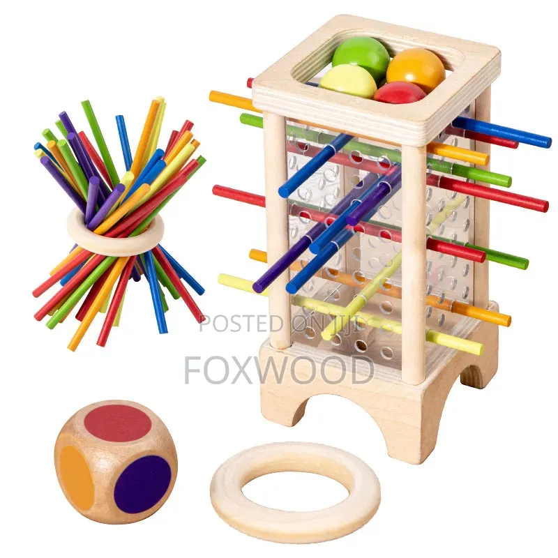 Montessori Wooden Stick Game,