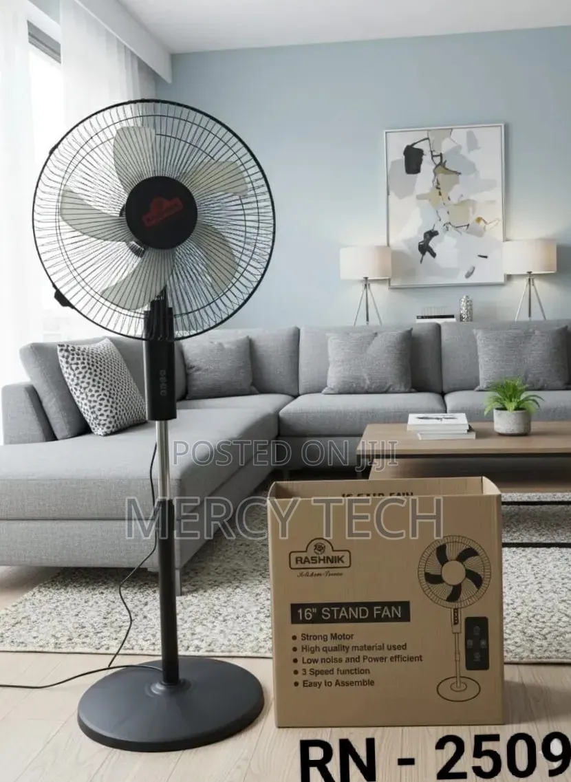 Rashnik Rn-2509 16-Inch Freestanding Fan