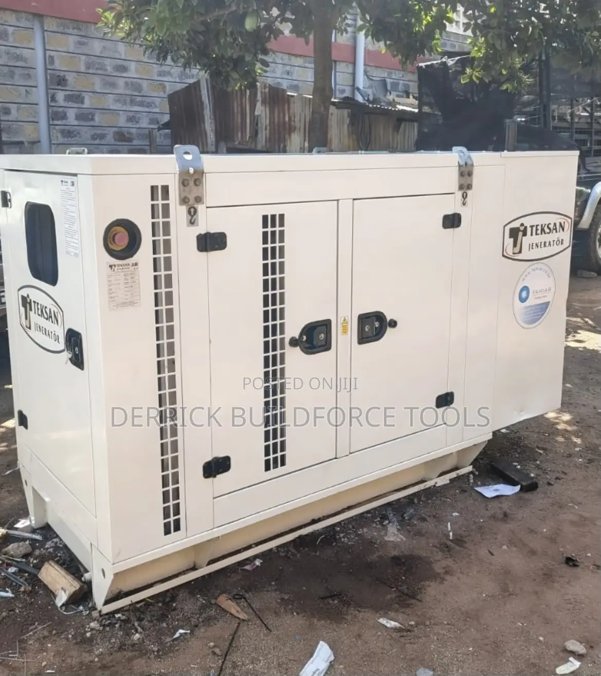 Heavy Duty Teksan Water Cooled 20kva Diesel Generator
