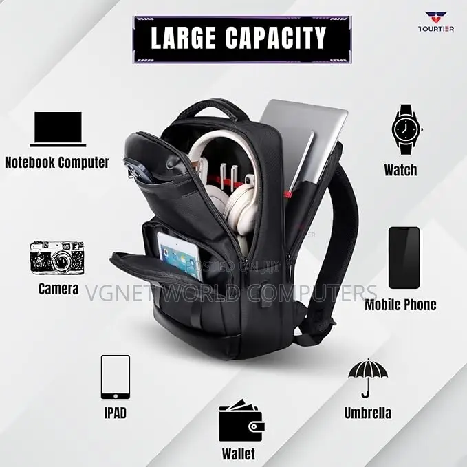 Laptop Backpack –15.6 Inch Laptop Bag With Usb Charging Port.