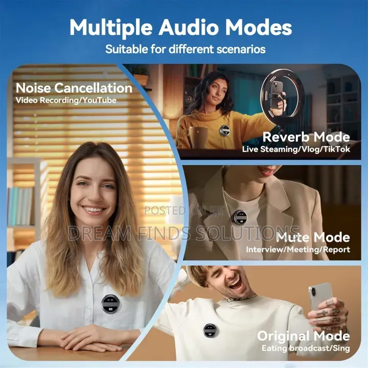 Sx21 Dual Mics Magnetic Lavalier Microphone
