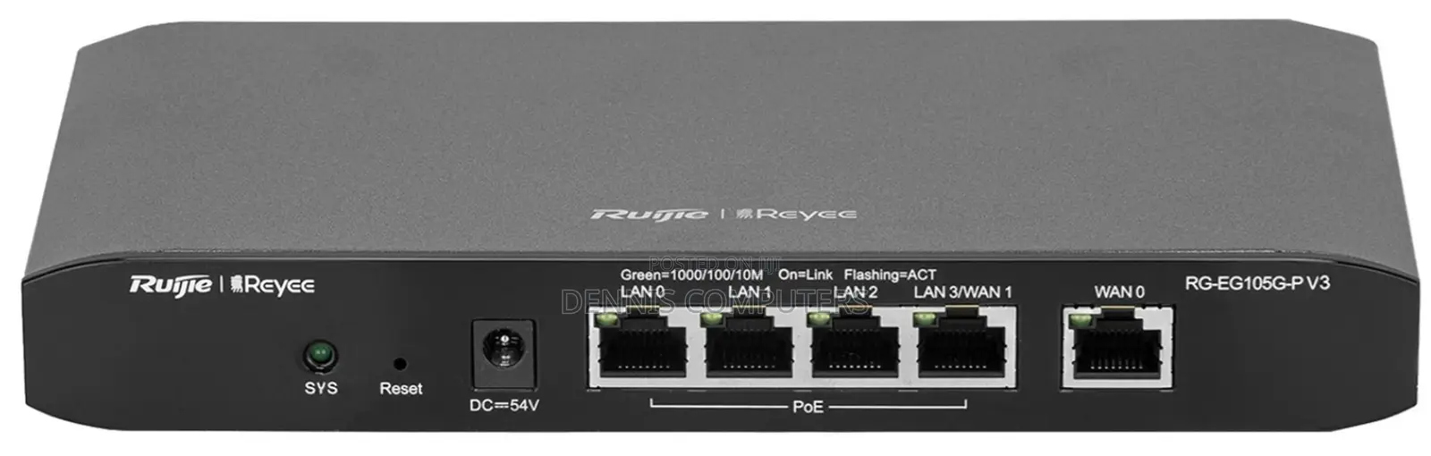 Ruijie Rg-eg105g-p-v3 5-port Gigabit Cloud Managed .