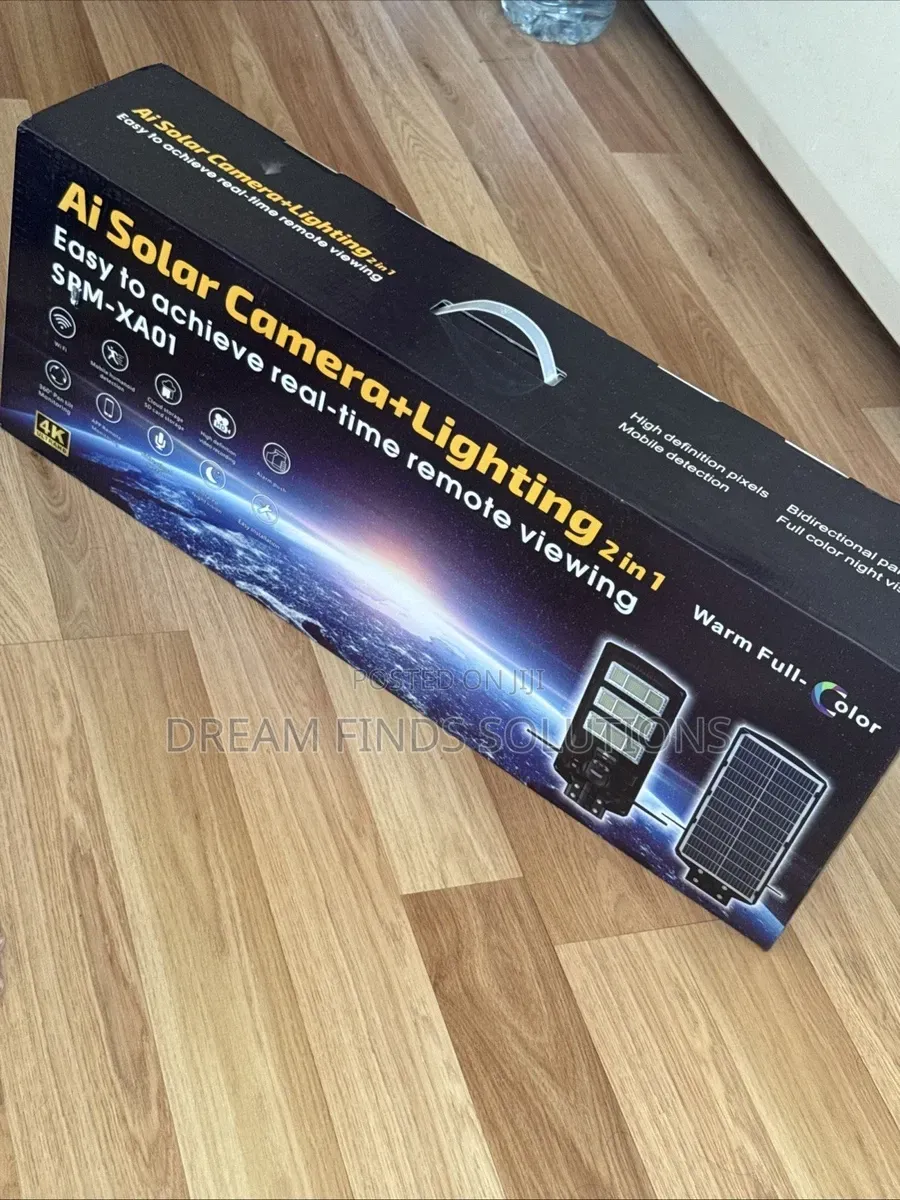 Ultra Hd Ai Solar Camera +Lighting 2in1