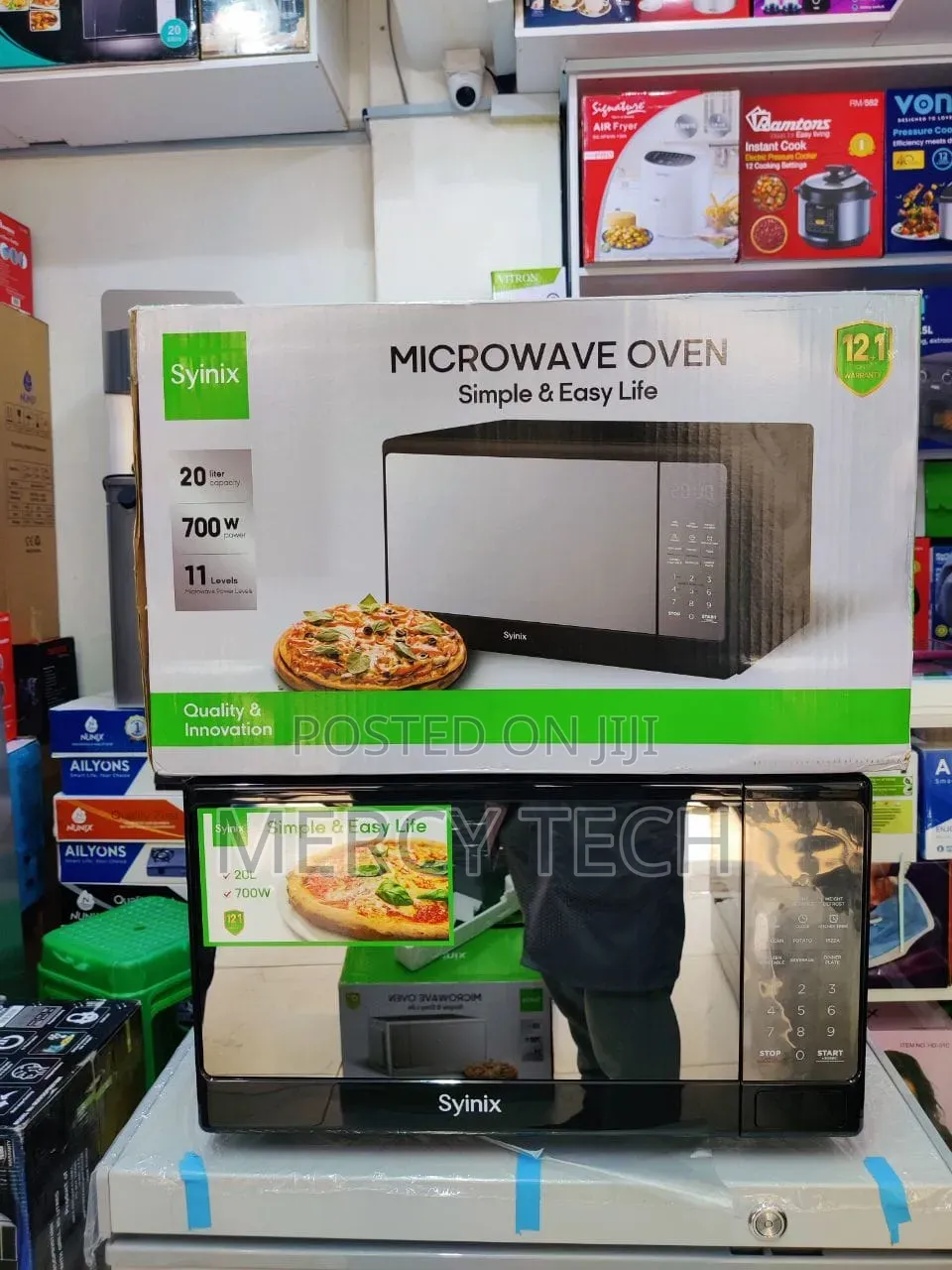 Syinix 20l Digital Microwave Oven