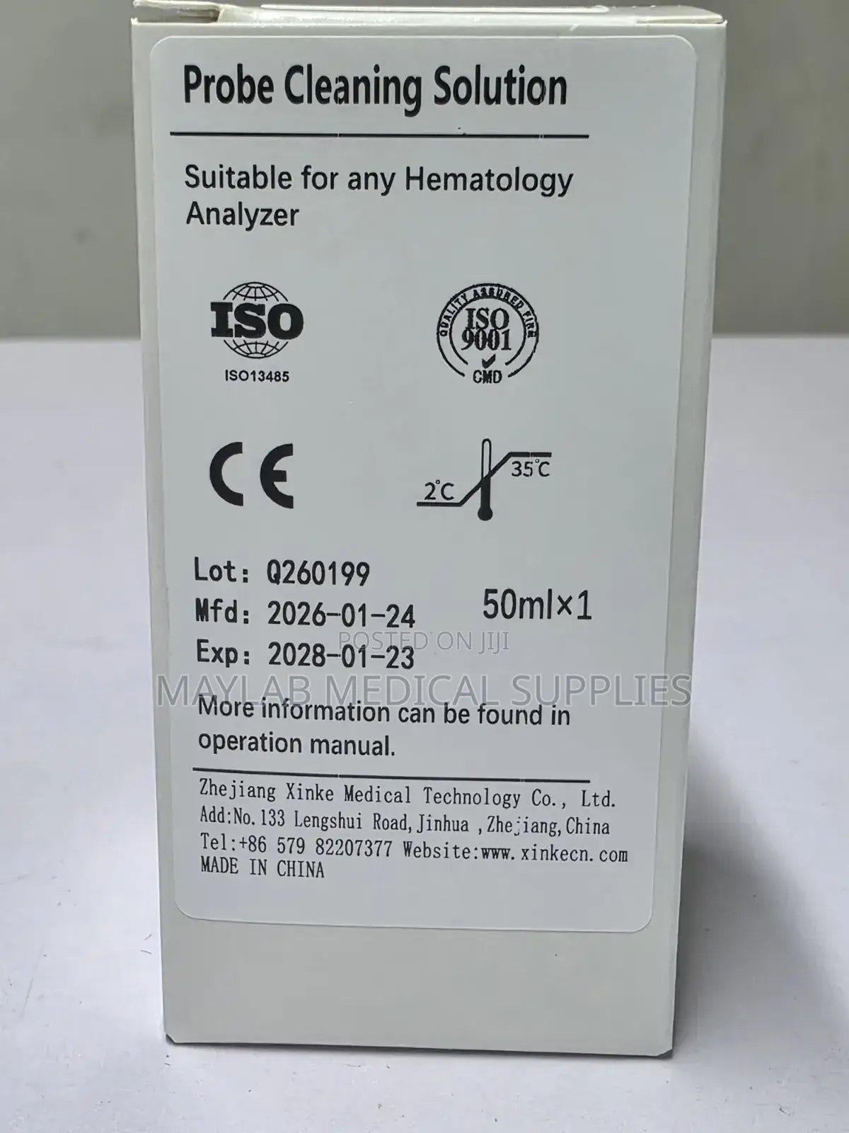 Probe Cleaner Solution | Hematology Biochemistry Analyzer Reagent