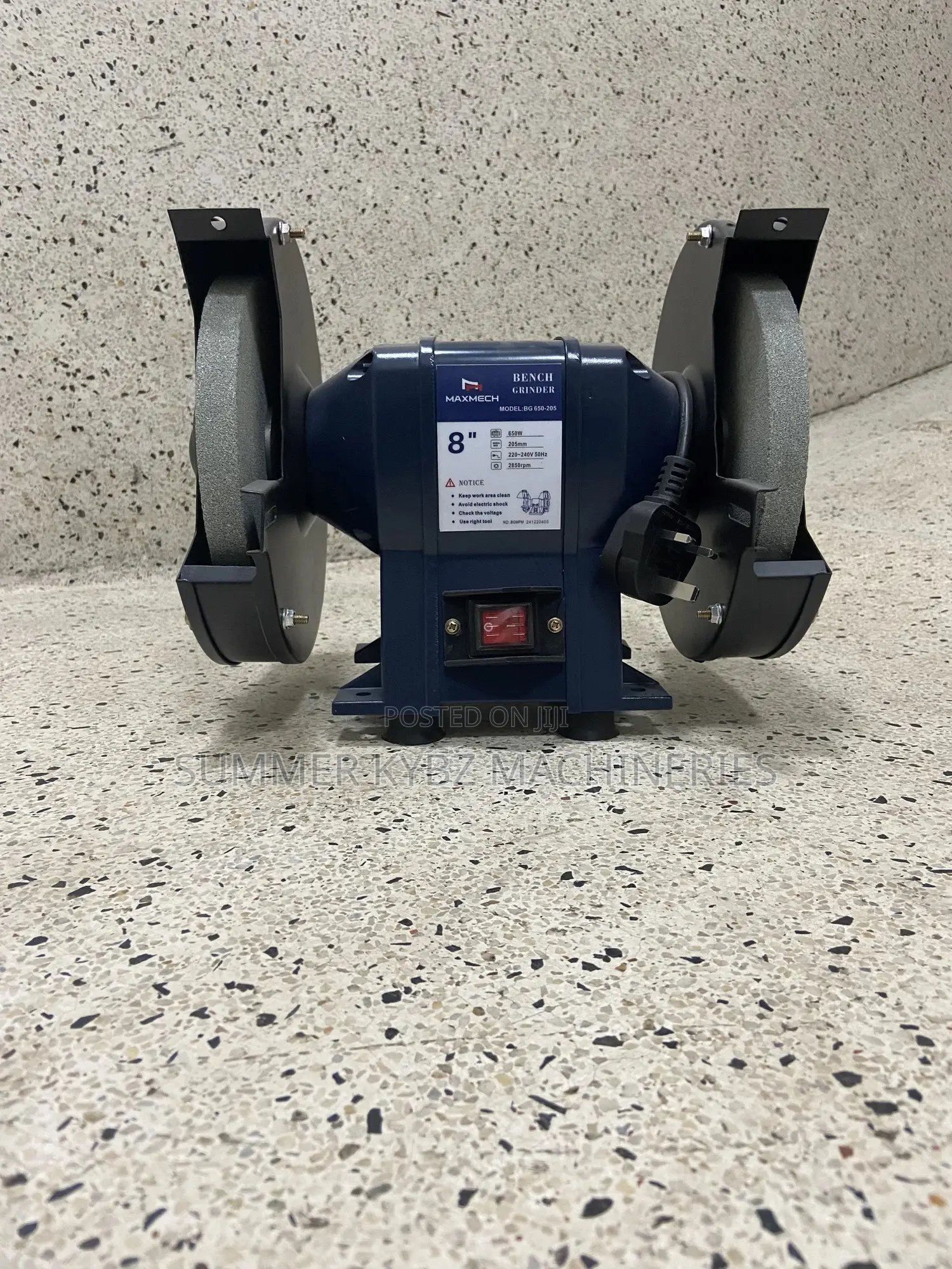 650 Watts Electric Bench Grinder/ Maxmech Electric Bench