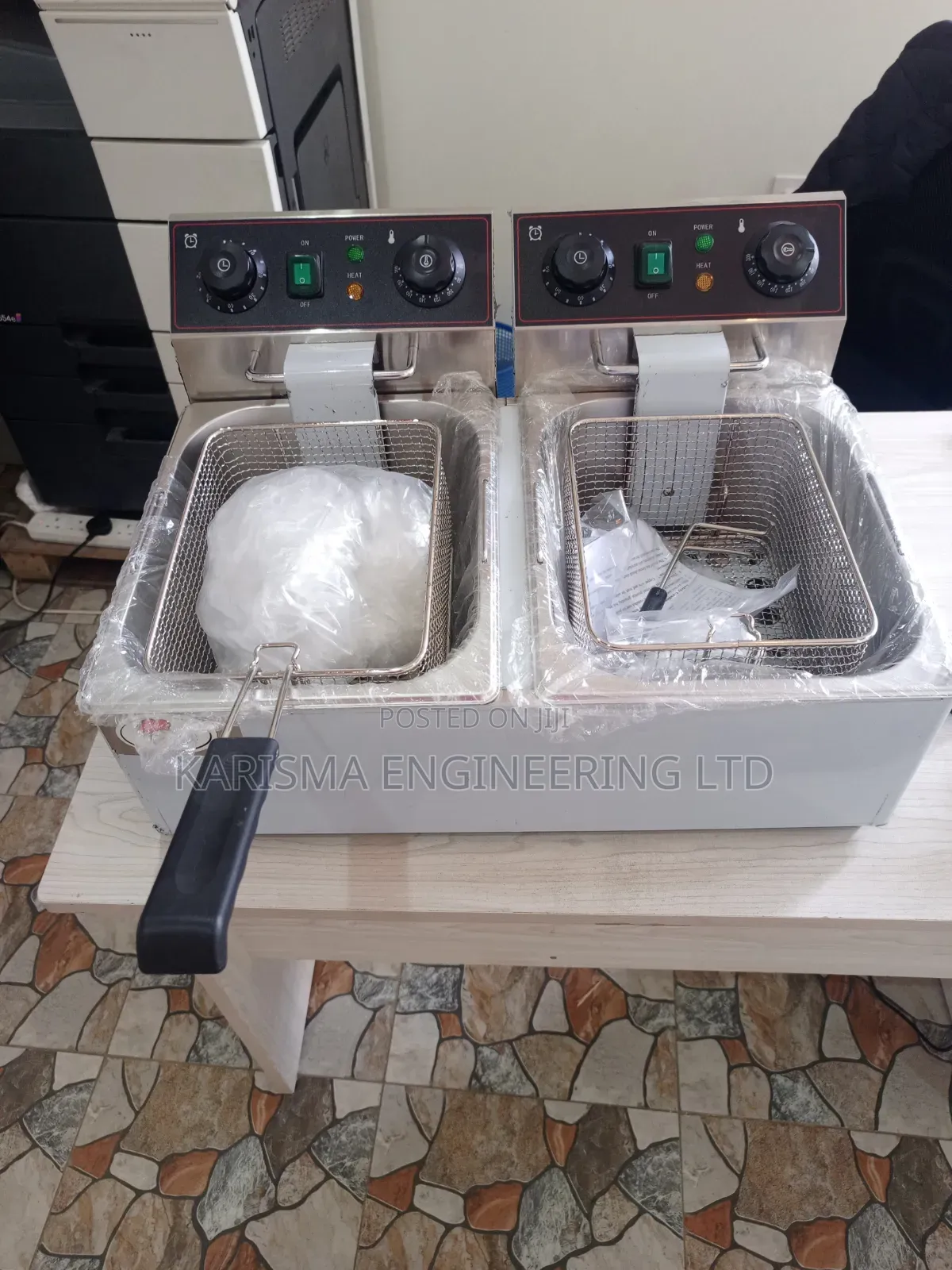 Commercial Double Fryer Machine –