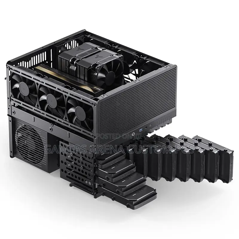 Jonsbo N5 Nas, E-Atx,12hdd+4ssd Drive Bay Gpu Storage Computer Pc Case