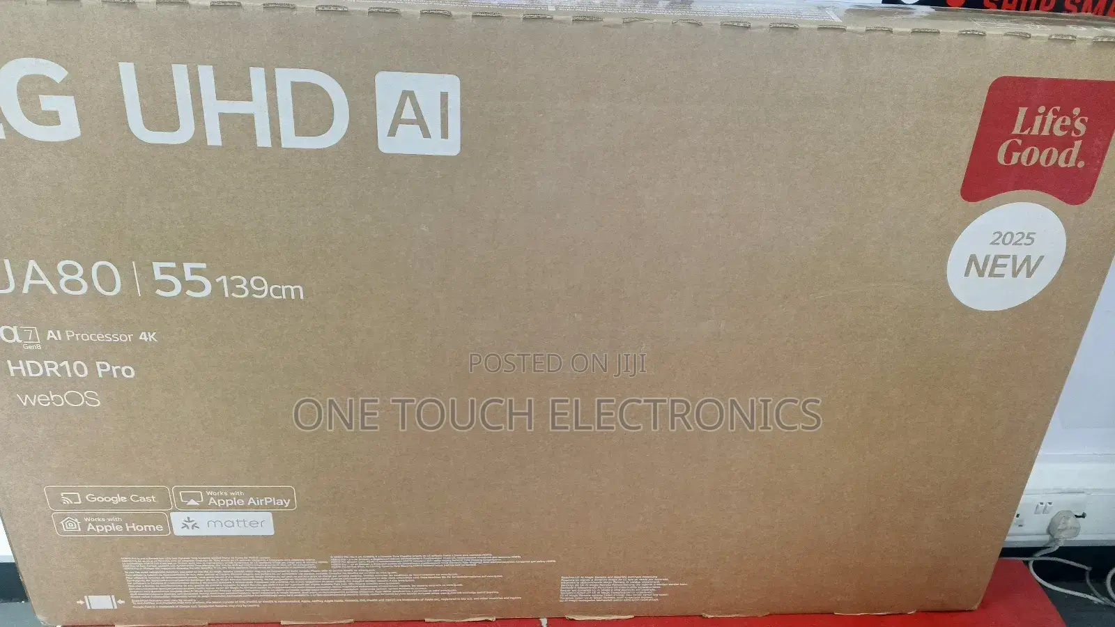 LG 55 Inch Uhd Ai Ua80 Smart TV,
