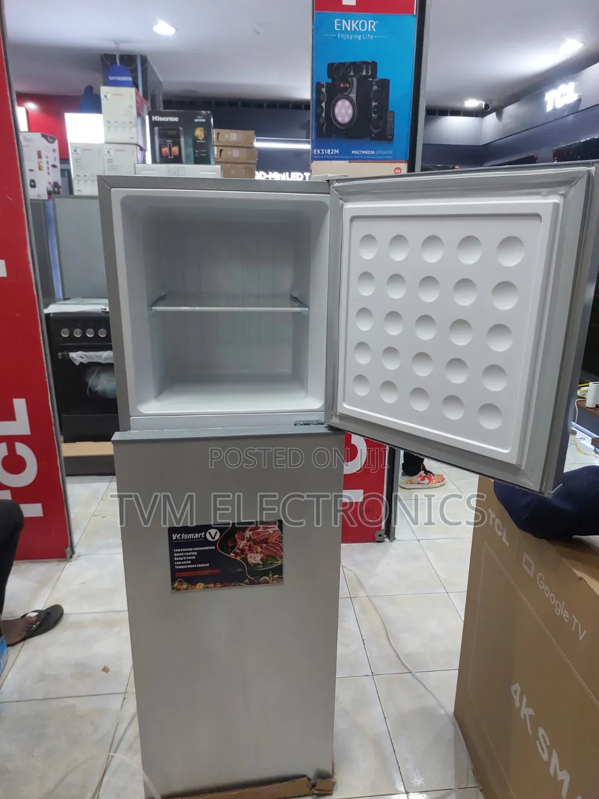 Volsmart 172 Litres Double Door Refrigerator Vl-Bcd172