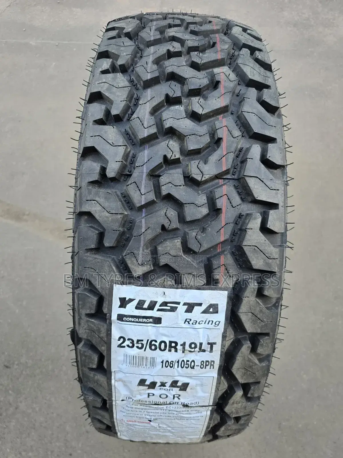 235 /60 R19 Yusta Tyres (All Terrein)