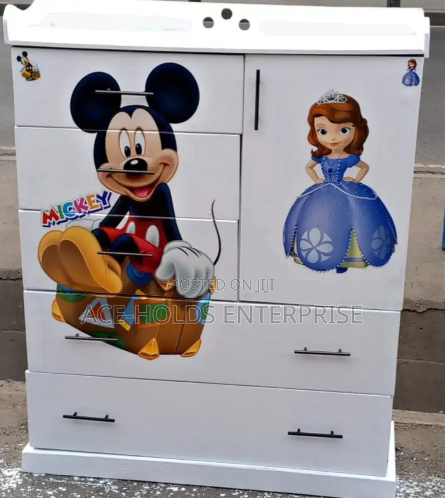 Kids/Baby Chest Drawer Cabinet - Cartoon Themed