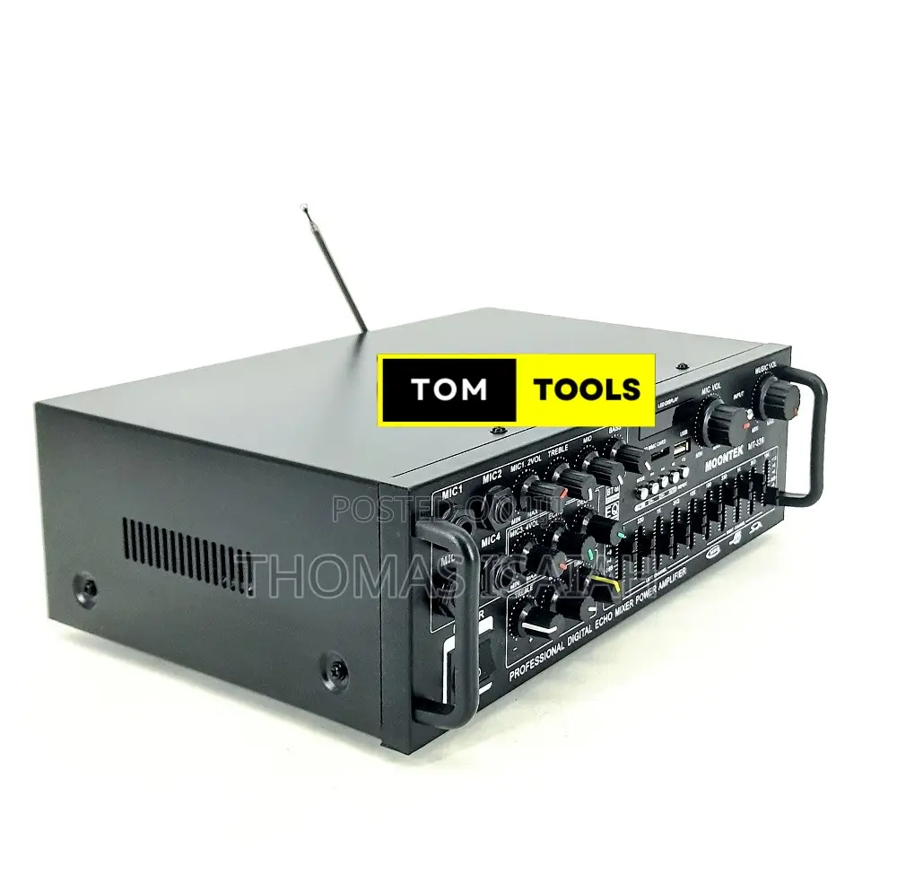Moontek Mt 399 300w Four Mic Input Bluetooth Stereo Audio Amplifier