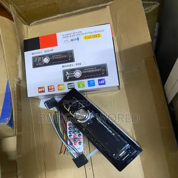 Easy Install Stereo Audio System–606 Mp3 Car Radio