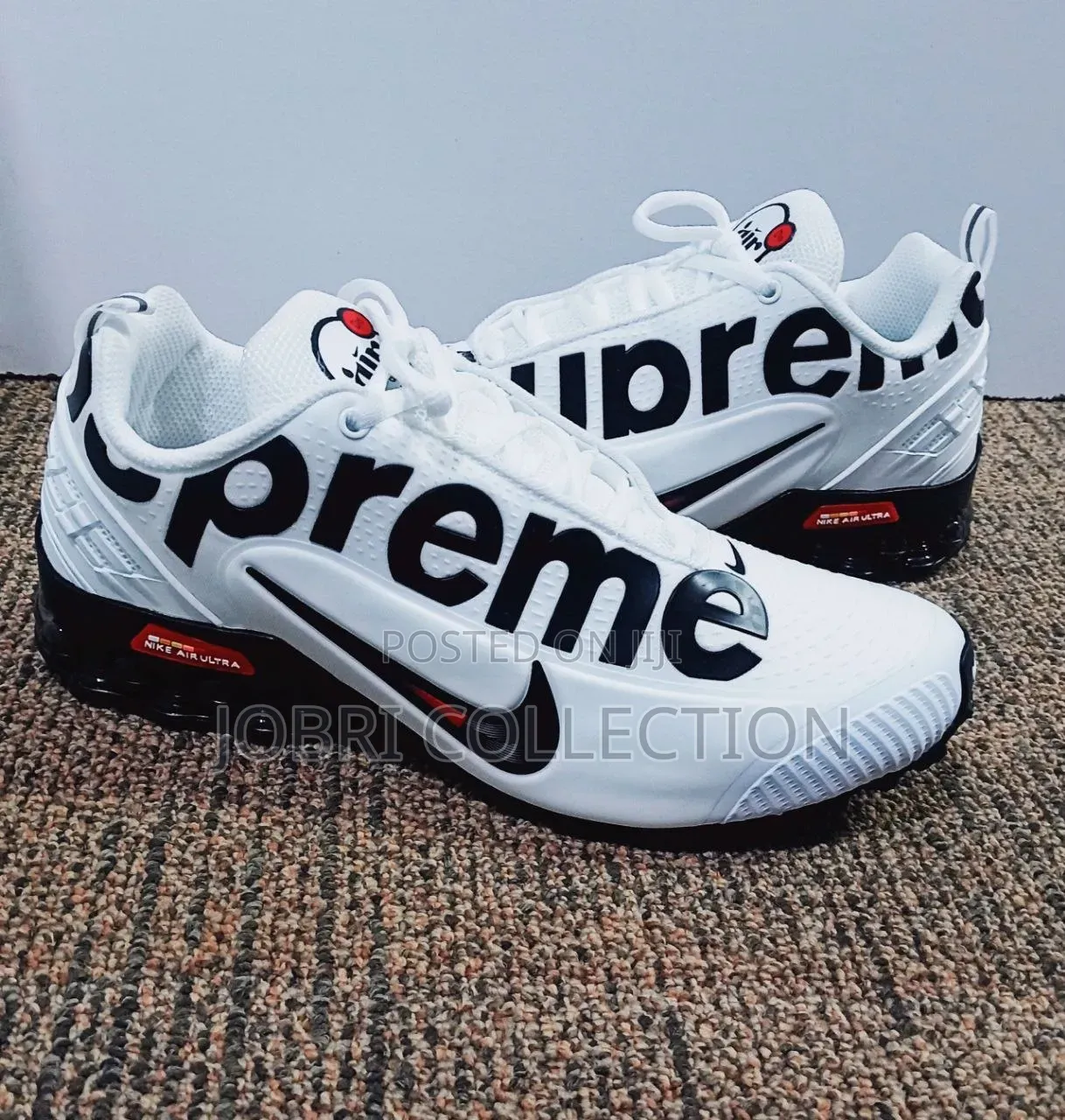 Designer Supreme X Nike Ultra Sneakers
