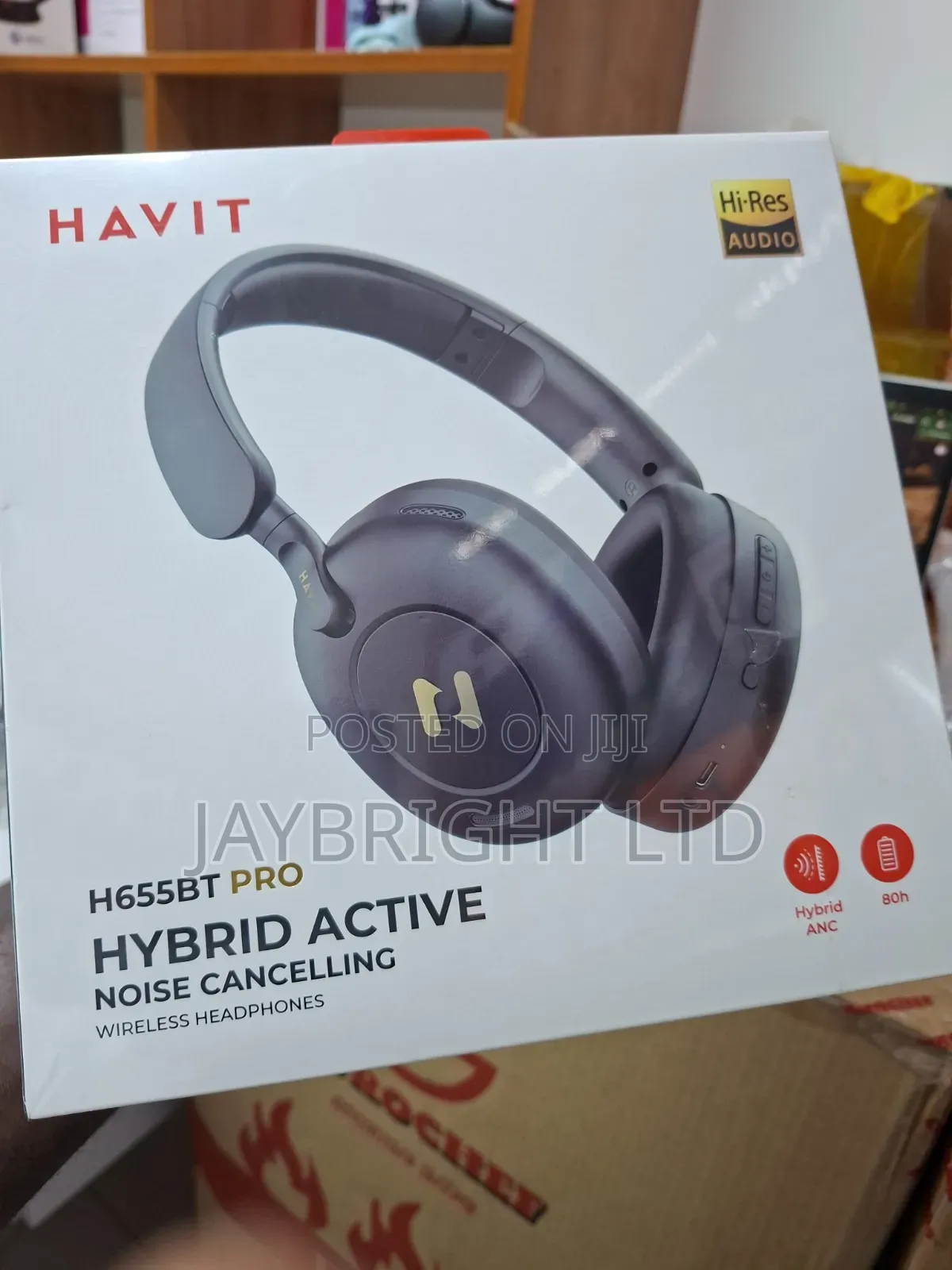 Havit H655bt Pro Hybrid Anc. Over Ear Noise Cancelling Headphones